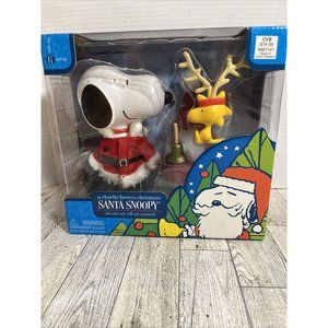 2008 Charlie Brown Christmas Santa Suit Snoopy Woodstock Bell 461141 6460 NIP